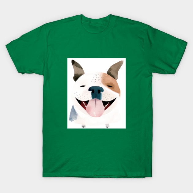 Bulldog French T-Shirt by KingKachurro